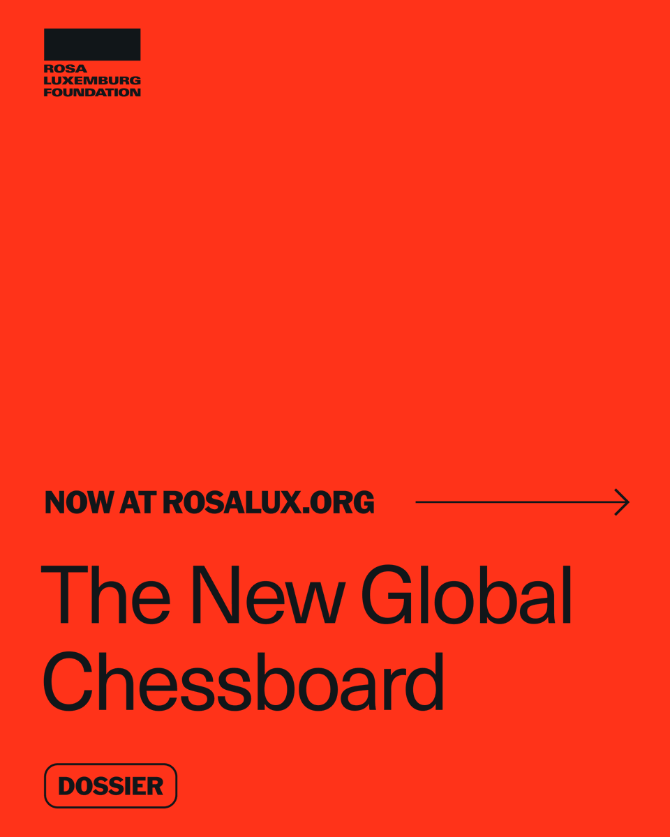 rosaluxglobal's tweet image. Power is shifting, but will it bring justice? Our new dossier explores the contradictions of the emerging multipolar order: can a just global system arise from the decline of Western hegemony — or are old hierarchies taking new forms?
👉 Read now: rosalux.de/en/multipolari…