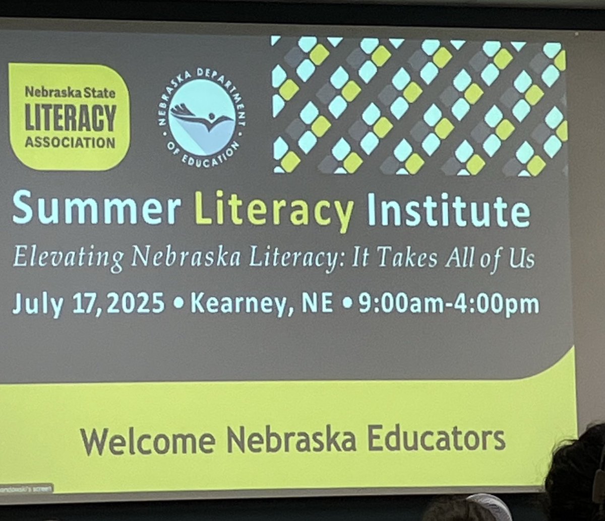 Excited for a great day of learning and collaborating!