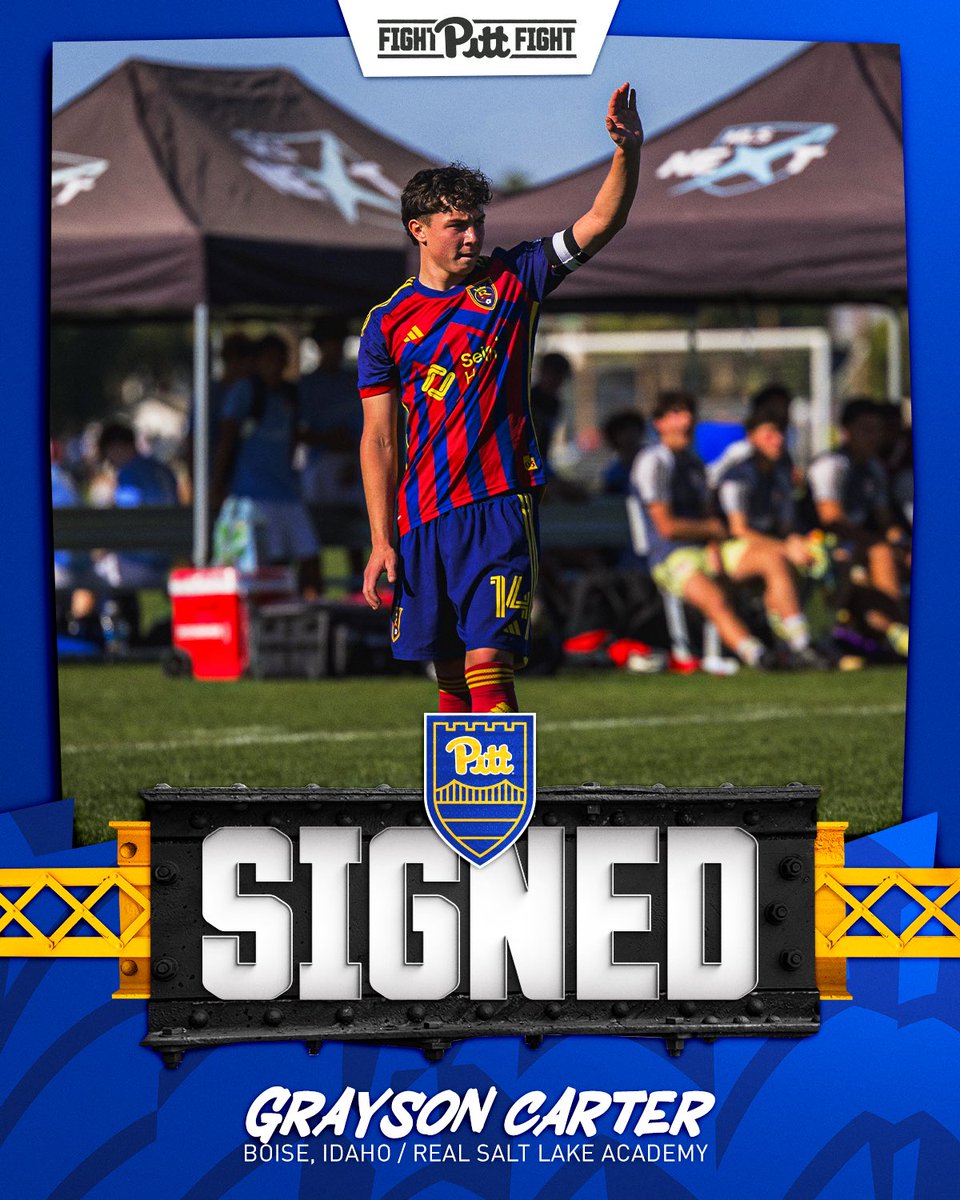 Pitt_MSOC's tweet image. Welcome to the Steel City, Grayson! 🔵🟡