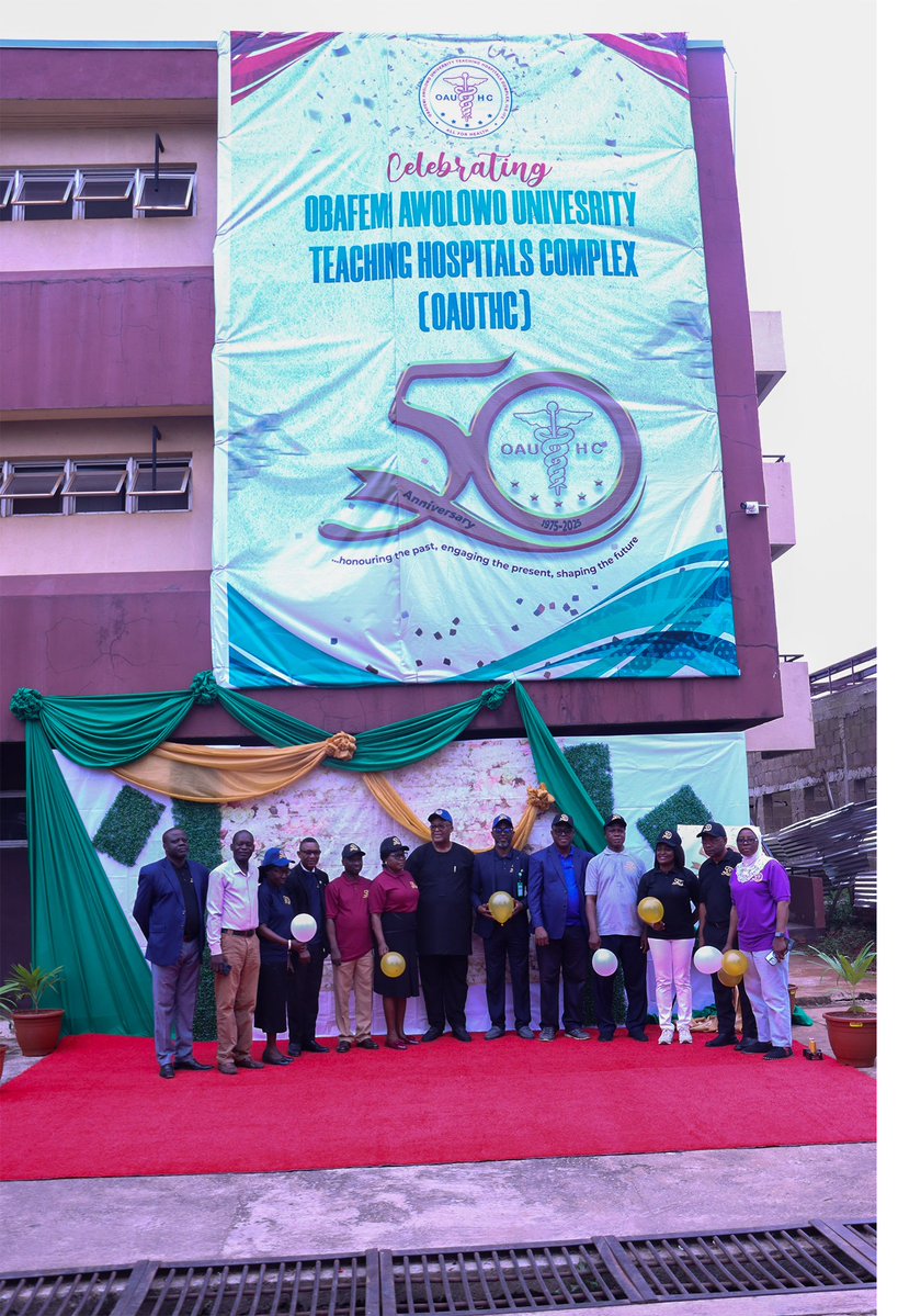 OAUTHC, Ile-Ife (@oauthcofficial) on Twitter photo Fifty Years, Five Units, Countless Lives: OAUTHC Launches Year-Long Anniversary
theoauthcblog.online/blog/fifty-yea…
<a href="/OAUniversity/">Obafemi Awolowo University</a> <a href="/ArdOauthc/">ARD OAUTHC</a>
#OAUTwitter #oauthc #anniversary Fifty Years, Five Units, Countless Lives: OAUTHC Launches Year-Long Anniversary
theoauthcblog.online/blog/fifty-yea…
<a href="/OAUniversity/">Obafemi Awolowo University</a> <a href="/ArdOauthc/">ARD OAUTHC</a>
#OAUTwitter #oauthc #anniversary