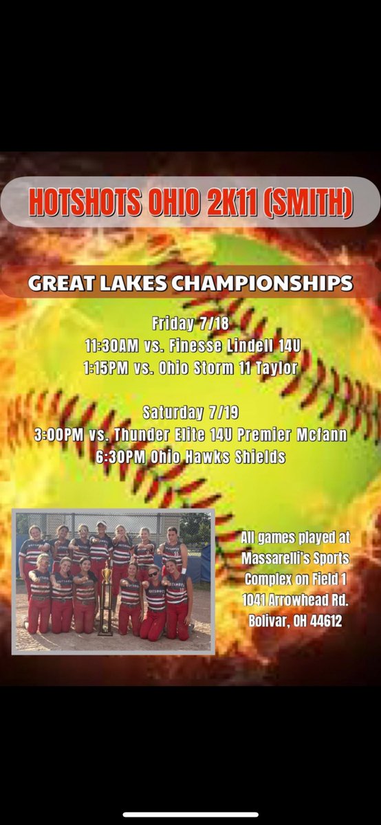 Madyson Webb 2029 (@madyson_webb10) on Twitter photo Come support us <a href="/2K11Hotshots/">Hotshots Ohio 2K11 Smith</a> at the Great Lakes Championships this weekend!! Come support us <a href="/2K11Hotshots/">Hotshots Ohio 2K11 Smith</a> at the Great Lakes Championships this weekend!!