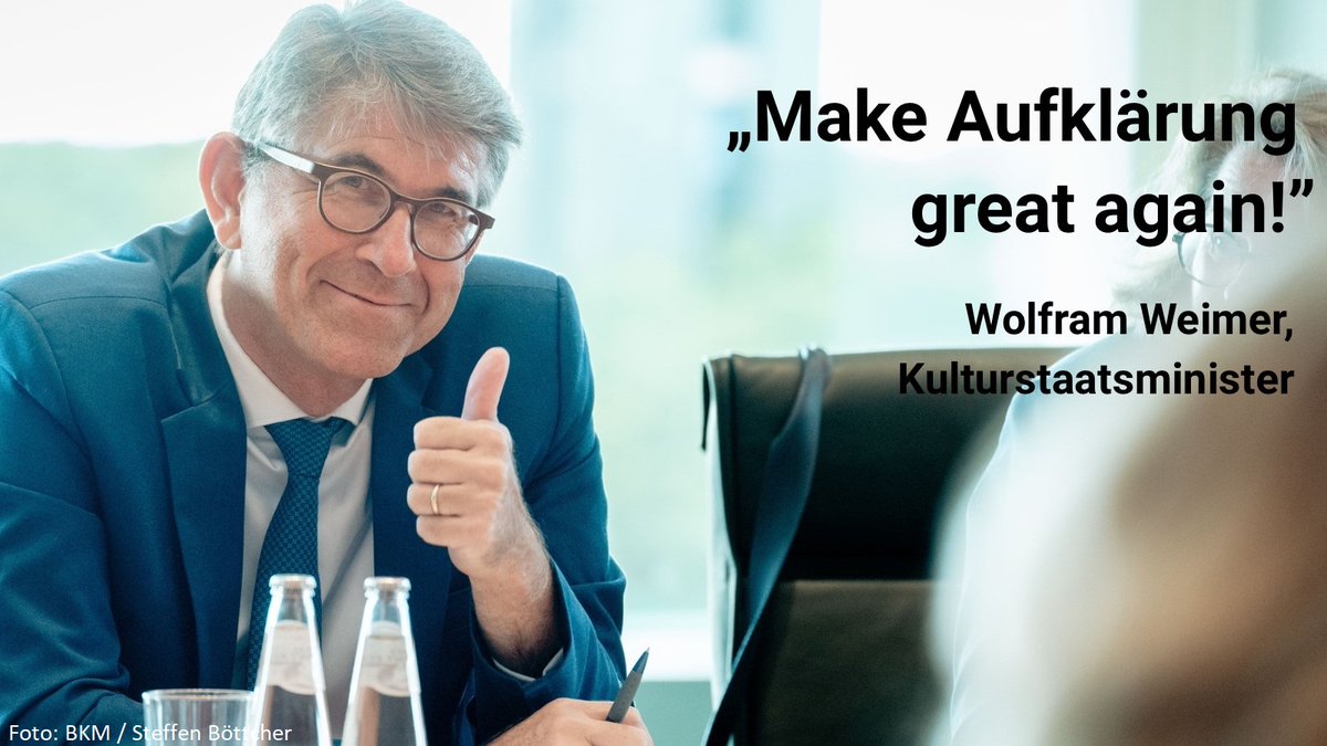 BundesKultur's tweet image. „Make Aufklärung great again.“ Kulturstaatsminister @WolframWeimer spricht im Podcast über persönliche Wendepunkte, Diskursräume – und warum wir das Feuer der Freiheit gegen neue autoritäre Versuchungen verteidigen müssen.
Jetzt hören bei „Meine schwerste Entscheidung“.