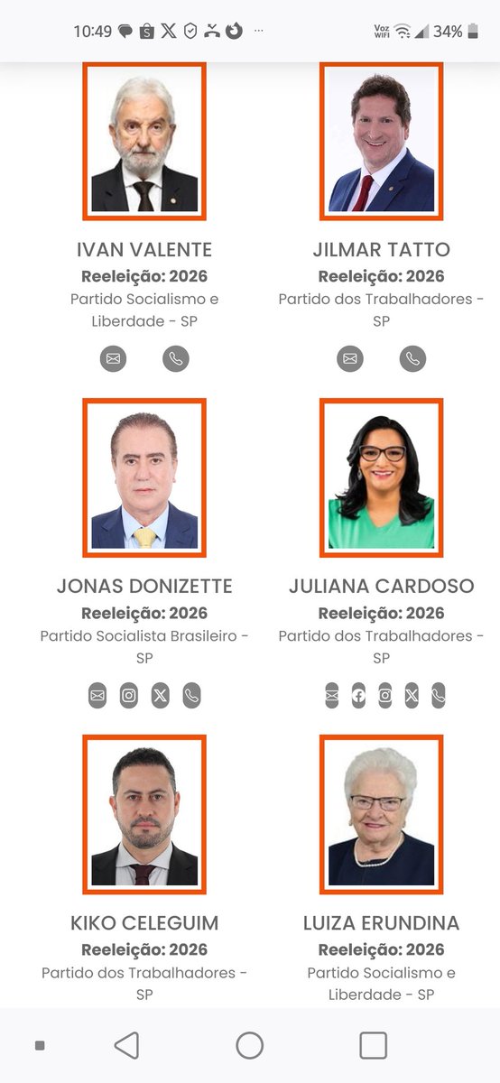 gizabuso's tweet photo. Deputados por São Paulo CONTRA a Anistia e que querem a reeleição... https://t.co/VavsAY94CE