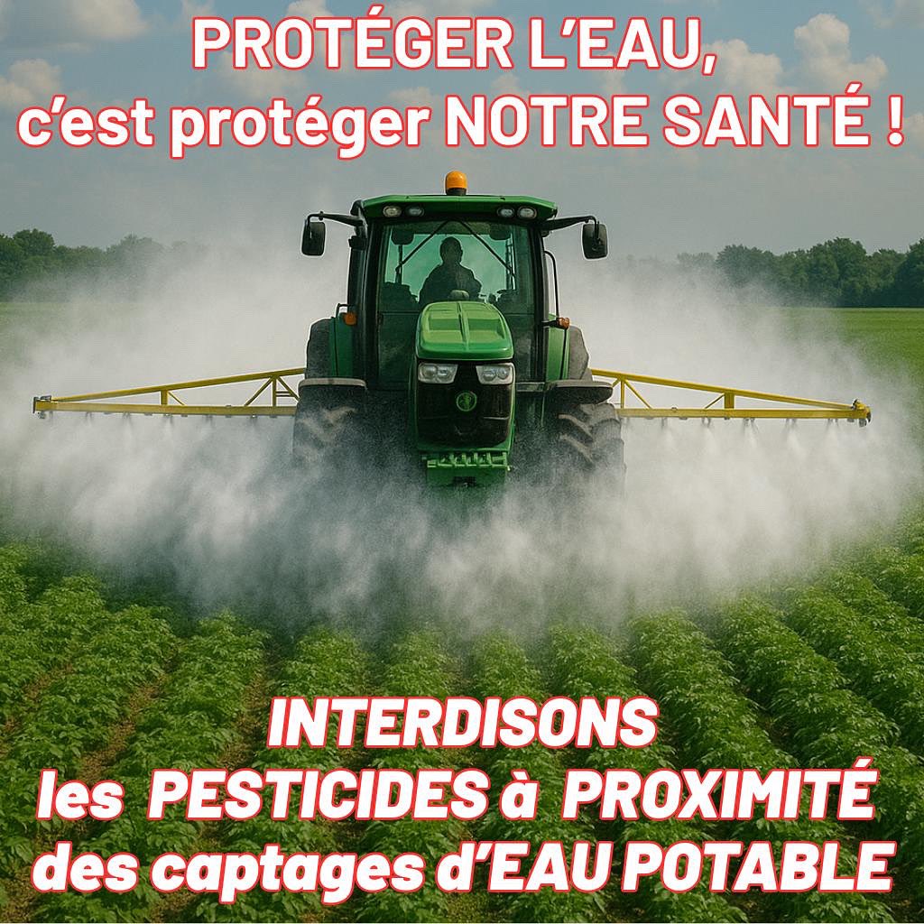 🔴 Interdire les pesticides à proximité des captages d’eau, c’est une question de santé publique !
Après la contamination d’un captage à Ramillies par un herbicide interdit depuis 2021 et à la lumière des auditions menées ces dernières semaines sur les dangers des pesticides, les
