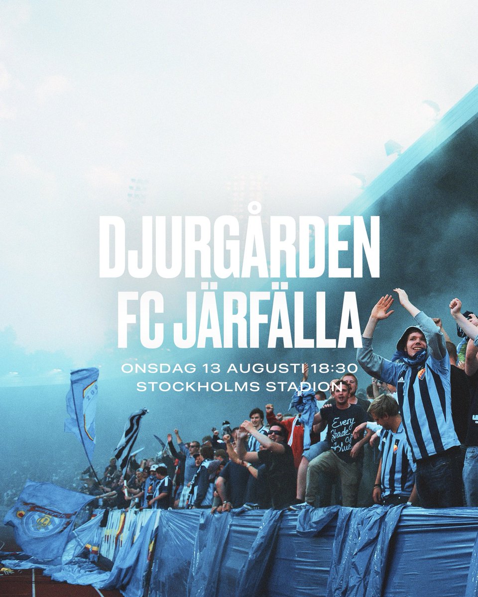Cupmatch på klassisk mark väntar när Djurgården möter FC Järfälla på Stockholms Stadion i kvalet till Svenska Cupens gruppspel! 🏟️

ℹ️ Vi återkommer med biljettinformation vid ett senare tillfälle

🔗 dif.se/nyheter/2025/f…