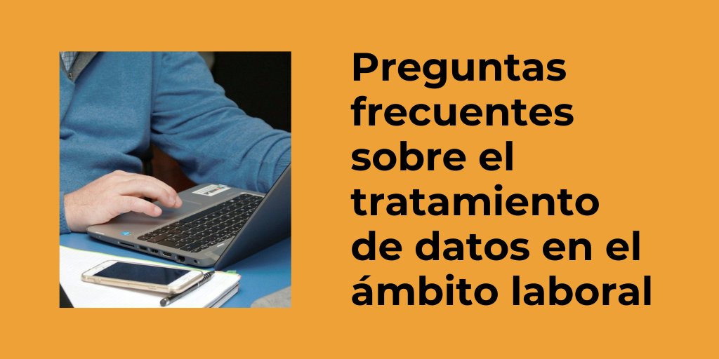 AEPD_es's tweet image. 📞📩 ¿Puede el empresario solicitar el teléfono y dirección de correo electrónico particular de los trabajadores?
Resolvemos las dudas frecuentes sobre el tratamiento de datos en el ámbito laboral en: aepd.es/preguntas-frec…