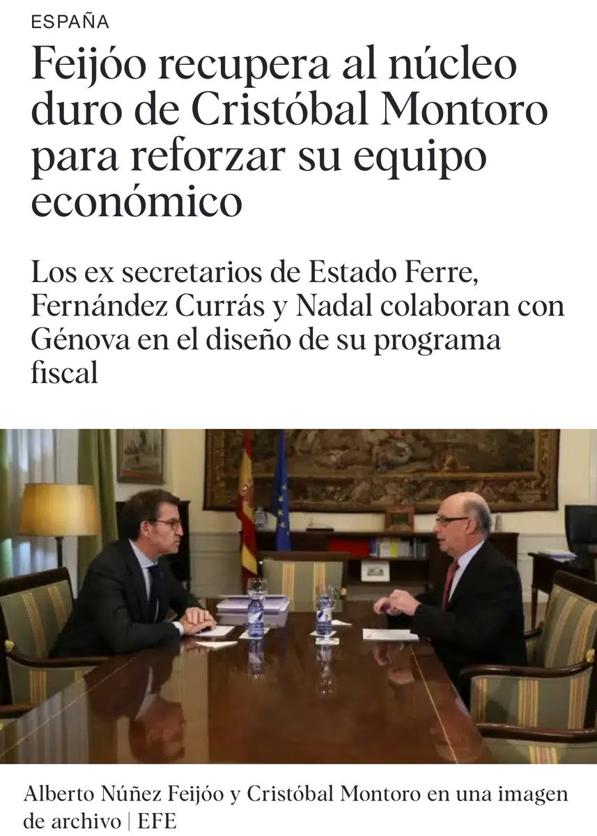 JulenBollain's tweet image. 25/01/2023
No, Montoro no es el pasado del PP. Es el presente.