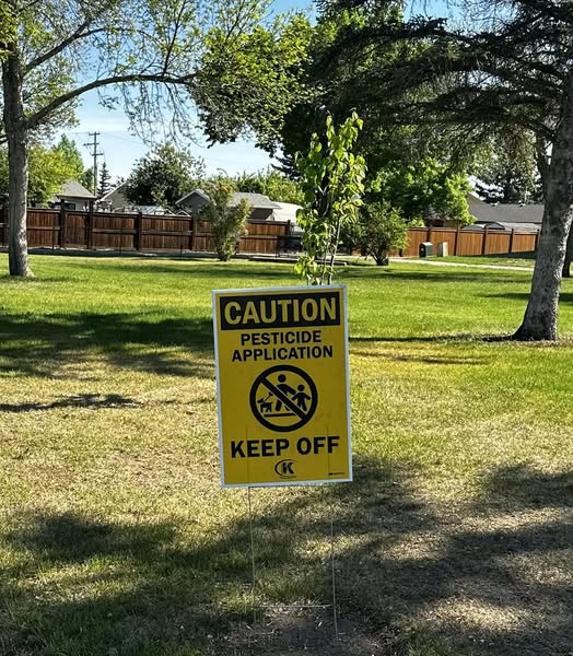 The Town of Kindersley is currently spraying local parks for insects. If you see a sign indicating that spraying has occurred, please stay off the grass. Once the signs are removed, park activities may safely resume.