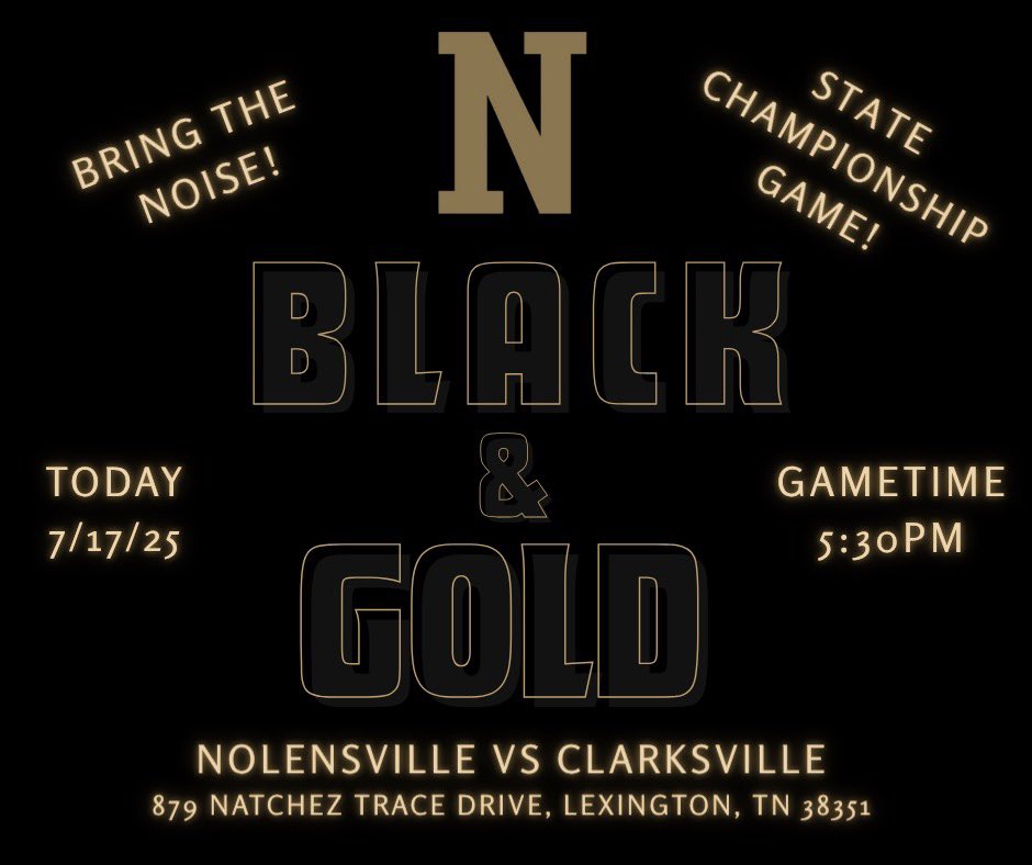 NolensvilleLLB's tweet image. STATE CHAMPIONSHIP GAME DAY‼️
#nolensvilletn, #nolensvillelittleleague , #LLWS2025, #LittleLeague