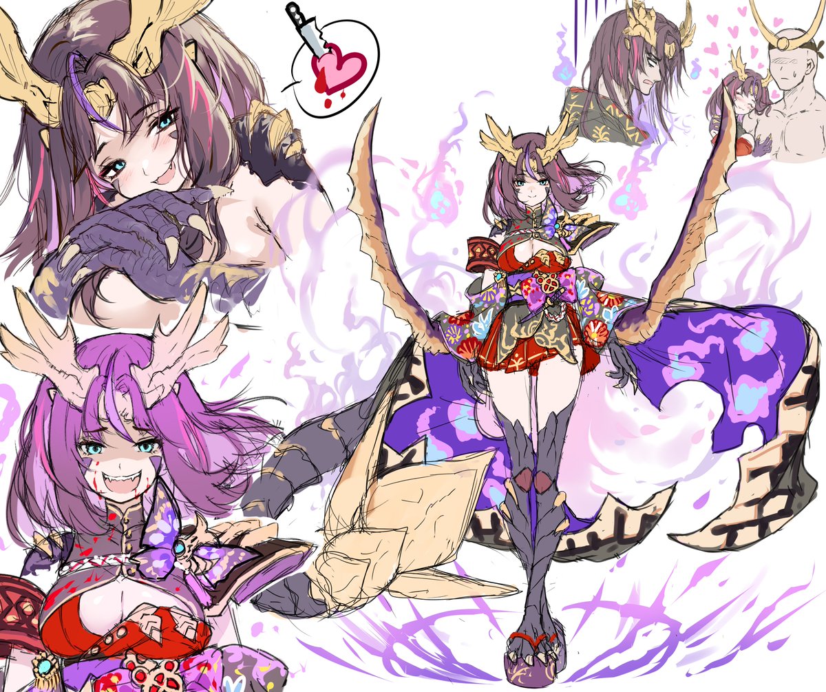 umituki's tweet image. Magnamalo
雌マガマガの前で立派な兜角を装着しないで下さい