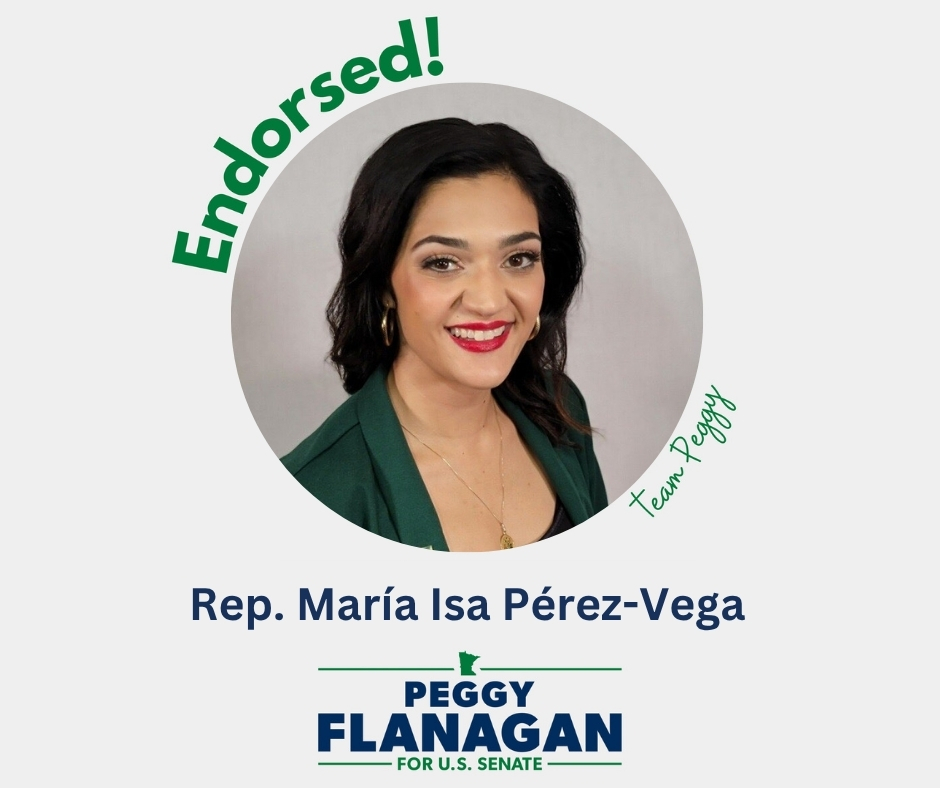 peggyflanagan's tweet image. .@MariaIsa is an unshakeable champion for the West Side of Saint Paul. She's been a leader in the fight for affordable healthcare, healthy kids, and BIPOC small businesses.
I'm honored to have earned her endorsement of my campaign for US Senate.