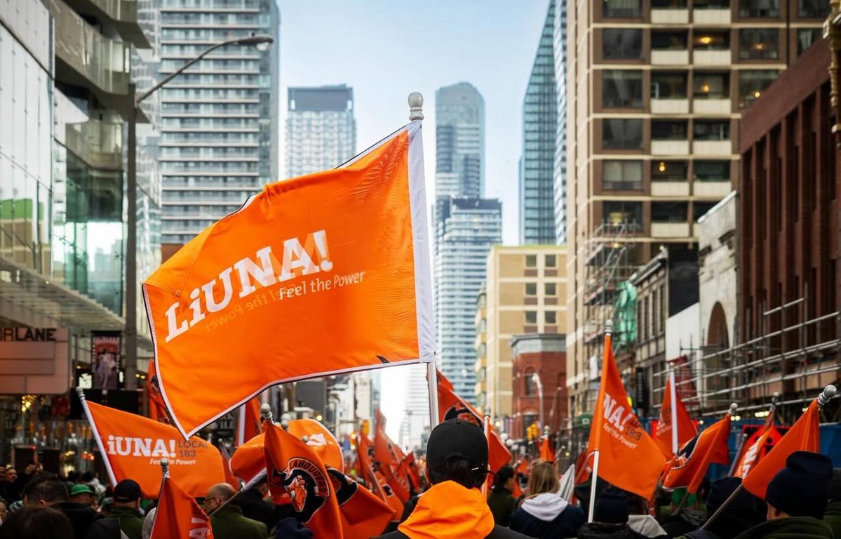 LiUNACanada's tweet image. It doesn’t matter who’s in the White House or the halls of Parliament — no one will ever divide us! Our focus remains where it’s always been: on LiUNA Members and their families
We organize. We mobilize. We stand united. We win together—as we march to One Million Members Strong