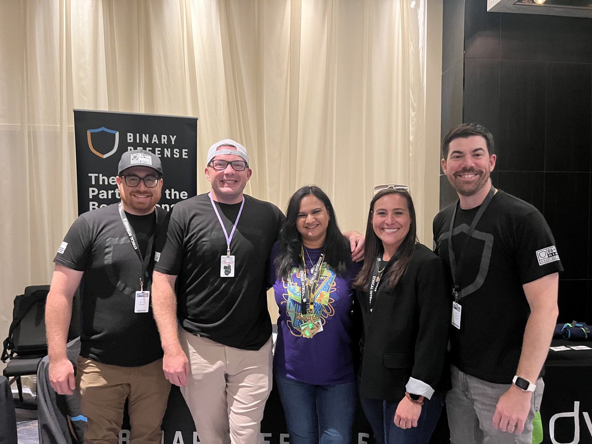 Binary_Defense's tweet image. What an incredible time at BSides PGH. It was great to connect with so many passionate individuals and have insightful, security focused conversations.
These discussions are vital as we work to protect people and make the world a safer place.
Thanks to everyone who stopped…