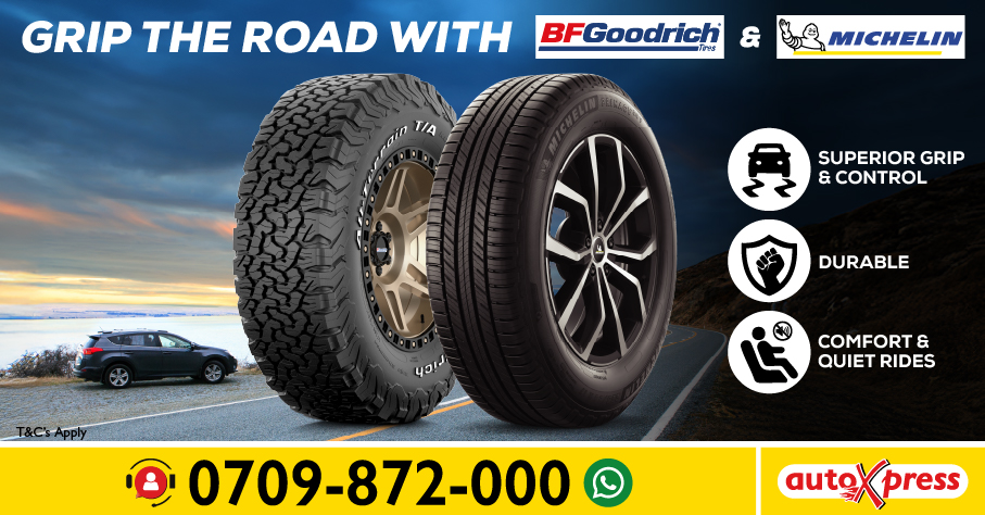 🛞✨🛞 Grip the road with BFGoodrich and Michelin Tyres, Only at AutoXpress! 

Experience the perfect drive with tyres built for performance:
 ✅ Superior grip and control 
 ✅ Long-lasting durability 
 ✅ Smooth, quiet, and comfortable ride 

eu1.hubs.ly/H0lQG3q0