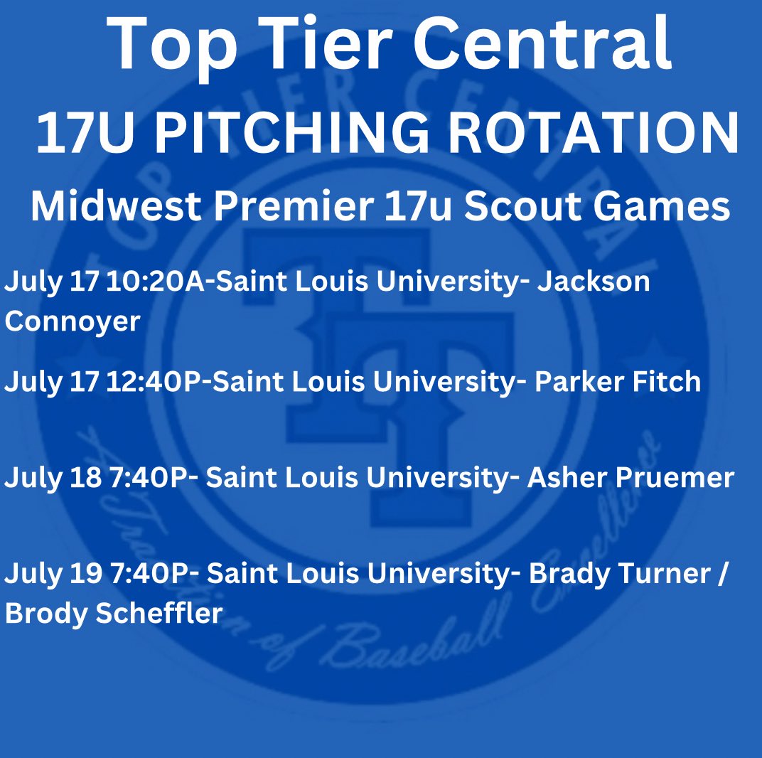 17u Pitching Rotation at Midwest Premier Scout Games <a href="/Play9Sports/">Play9Sports</a> <a href="/TopTierBaseball/">Top Tier Baseball 🇺🇸</a>