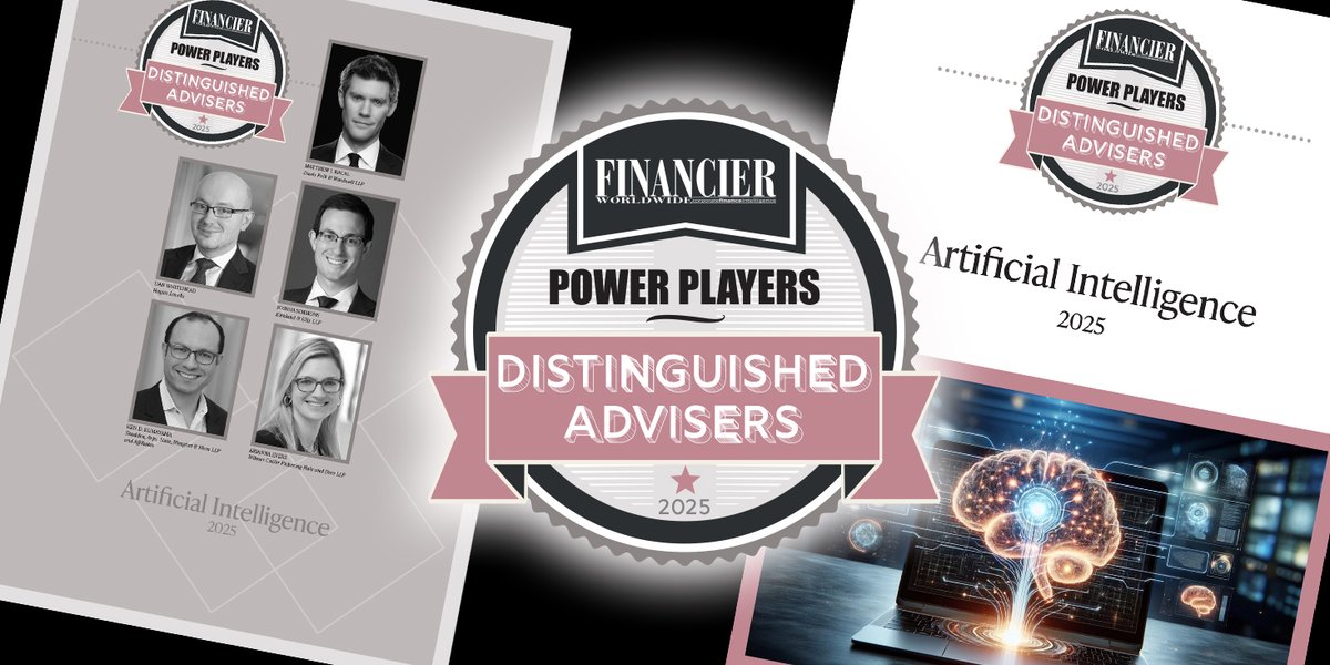 CorpDisputesMag's tweet photo. In our report “POWER PLAYERS: Artificial Intelligence 2025 - Distinguished Advisers”, we ask five professionals to reflect on their careers and share their thoughts on the market. You can find the report here: https://t.co/tnFul8gZw6
#ArtificialIntelligence #AIProfessionals https://t.co/ckAoBTK0Ac
