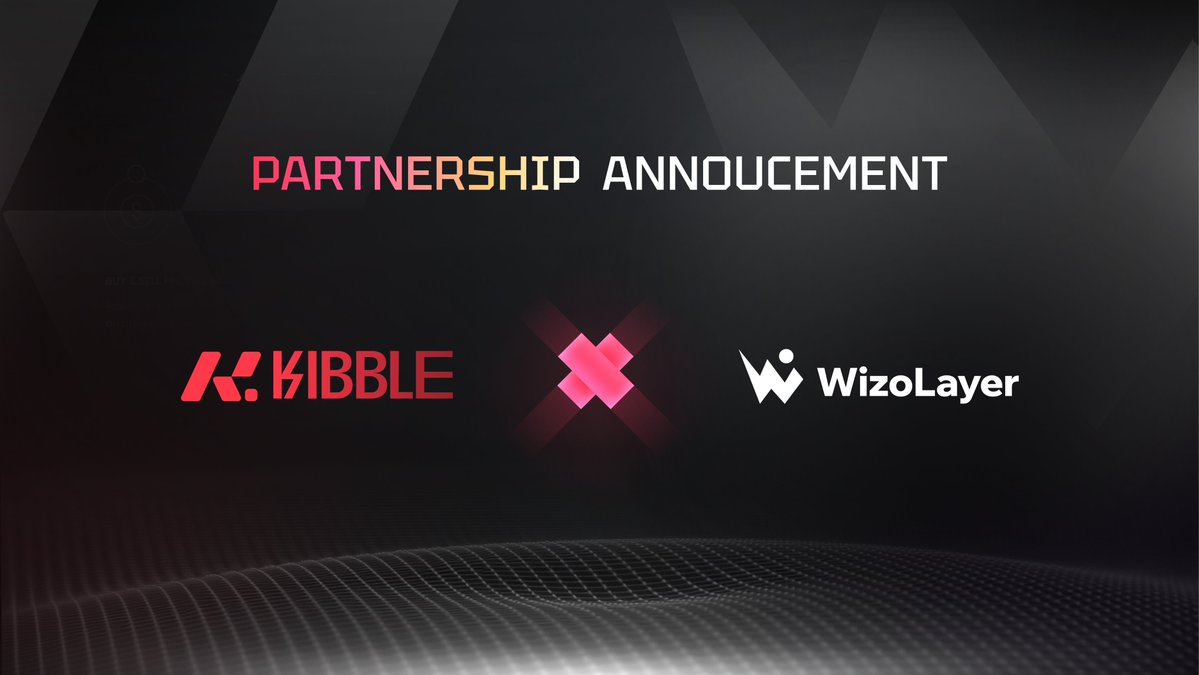 KibbleExchange's tweet image. 🚨 Kibble x @WizoLayer Partnership Announcement
We’re thrilled to announce a strategic partnership between Kibble and WizoLayer — a next-gen Web3 mining and community engagement protocol built on the Base Network.
🤝 This partnership marks a major step forward in:
• Launching…