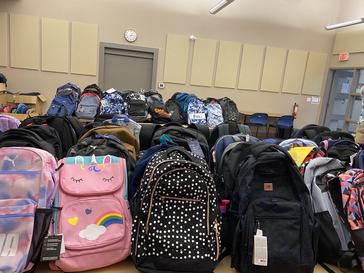 Backpacks! We need backpacks! Please help us with our goal of collecting 500 kids' backpacks filled with school supplies by Aug 6 so families in need can start off the school year prepared. Drop off your donation at our YSM Martin Centre at 306 Gerrard St. E., from 9-5, Mon-Fri.