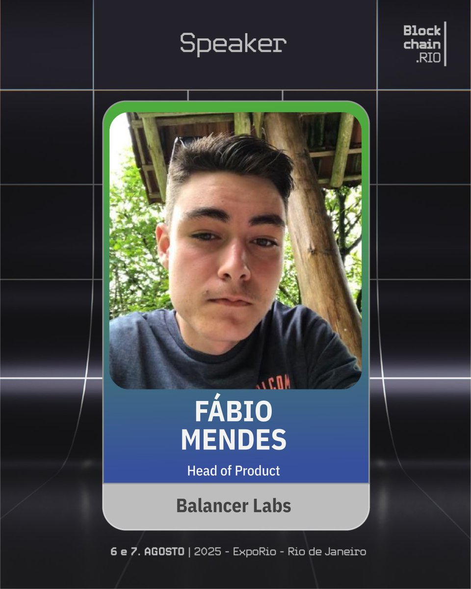 blockchain_rio's tweet image. 🔥 Exciting announcement! @fabiomendesafc, leading Product at @BalancerProtocol, will ignite #BlockchainRIO2025! 💥