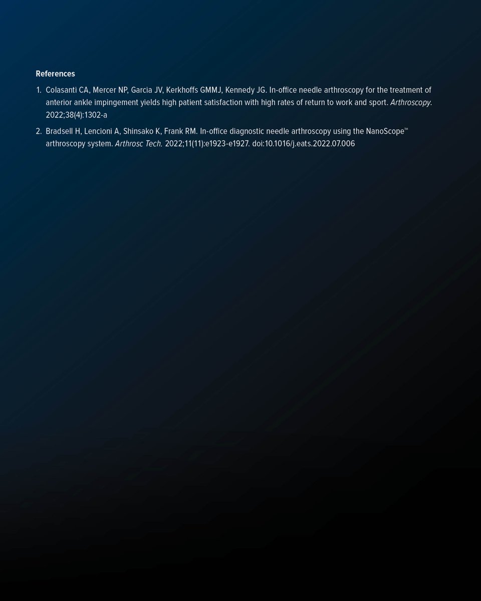 ArthrexMedEd's tweet image. Discover how the NanoNeedle™ Scope is advancing pediatric orthopedic care at the upcoming Peds to Pros Knee Symposium, hosted at Arthrex Global Headquarters. As the first high-definition, chip-on-tip scope designed specifically for pediatric use, the NanoNeedle Scope allows for…
