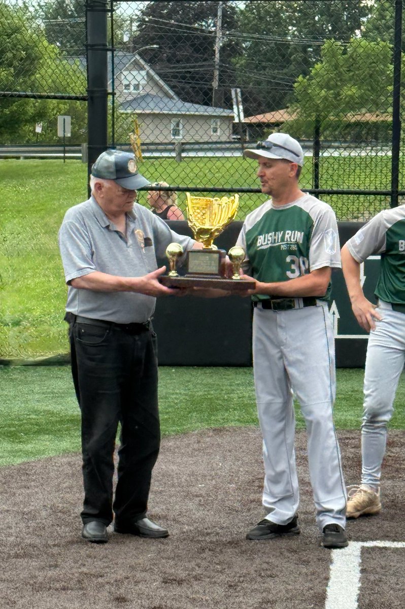 District 31 Championship Wednesday:

<a href="/BushyRunBB/">Bushy Run Legion Baseball</a> 9
Lower Burrell 3