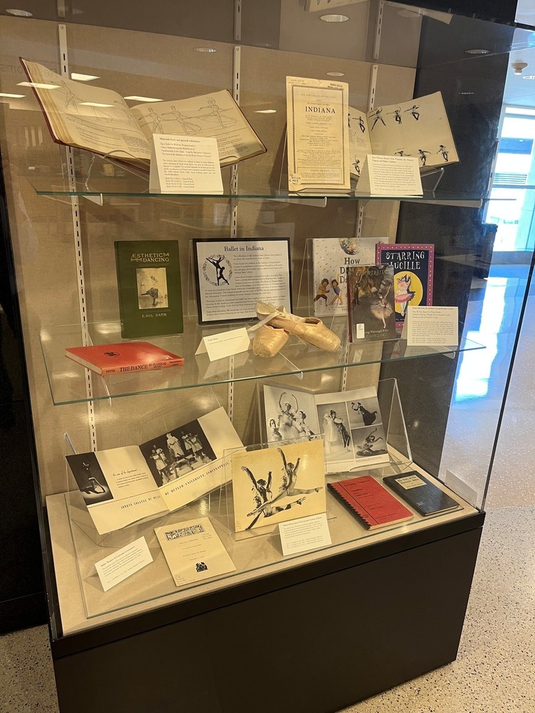 state_library's tweet image. The collections at the Indiana State Library have plenty to say about the classical dance form of ballet. "Ballet in Indiana" is currently on display on the second floor of the Indiana State Library. #dance #ballet #Indianapolis