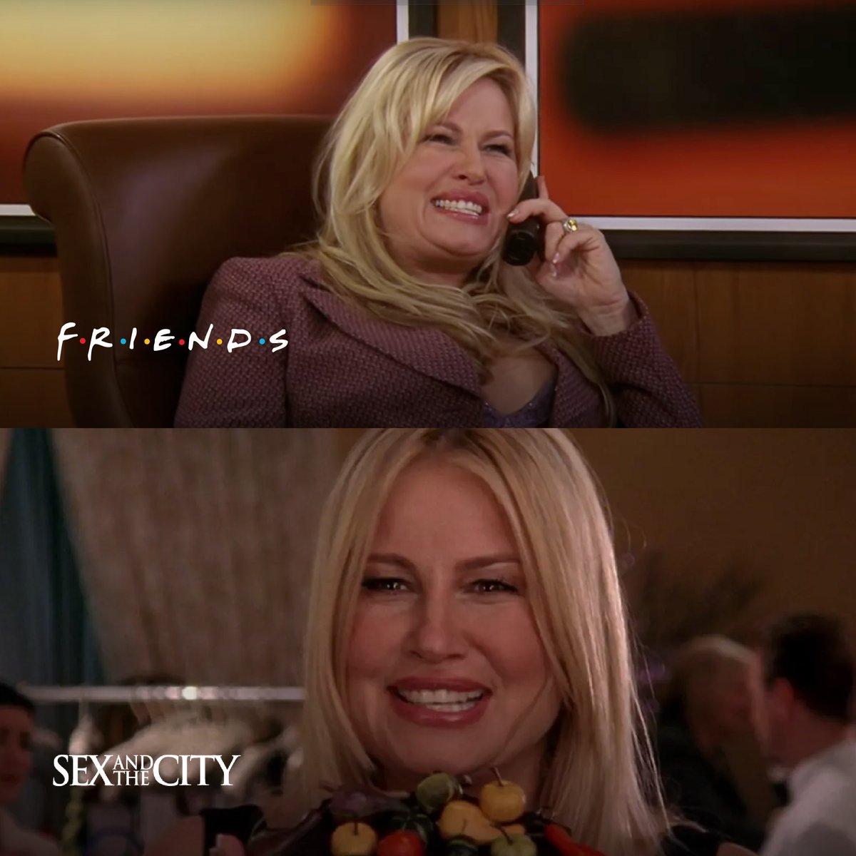 منو بعد نسي إنهم كانوا في 
#Friends؟ 
شوف 
#SexAndTheCity
 و 
#Friends 
الحين على منصتنا 

Ah, the good ol’ days, the good ol’ shows, the good ol’ cameos
Catch #SexAndTheCity and #Friends now on #OSNplus