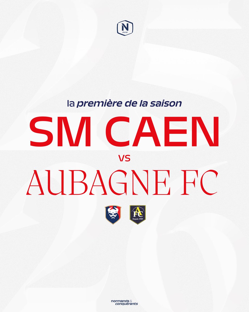 SMCaen's tweet photo. Le @SMCaen recevra @AubagneFC pour le premier match de saison 🏡 

📆 Vendredi 8 août 

#SMCaen #TeamSMC #SMCAFC https://t.co/u7lLgTX9N6
