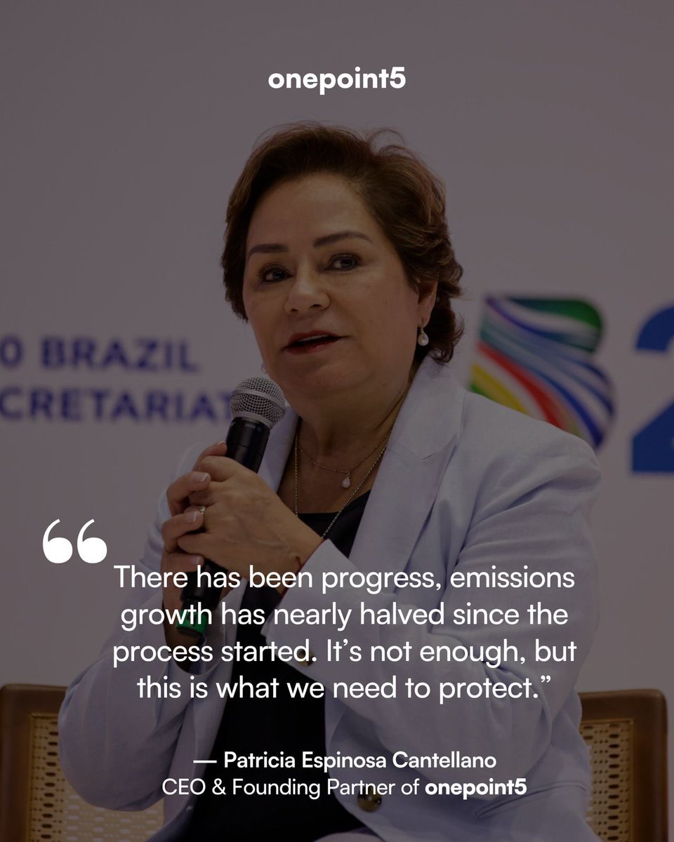 Nearly halving emissions growth since the start of multilateral negotiations is not just a data point, it's evidence that coordinated global action works.

This progress matters. It proves that diplomacy, cooperation, and shared frameworks can shift trajectories.
