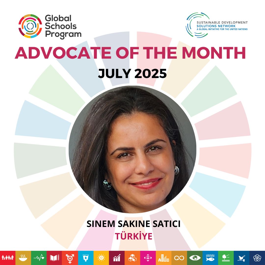 SDGsInSchools's tweet image. 🌟 Advocate of the Month: Sinem Satıcı
From garden projects to equality campaigns, Sinem is building sustainable, inclusive futures in Türkiye!
📖 Read more: buff.ly/SGNRy7G
#GSPat7 #YouthInFocus #GSPAdvocateOfTheMonth