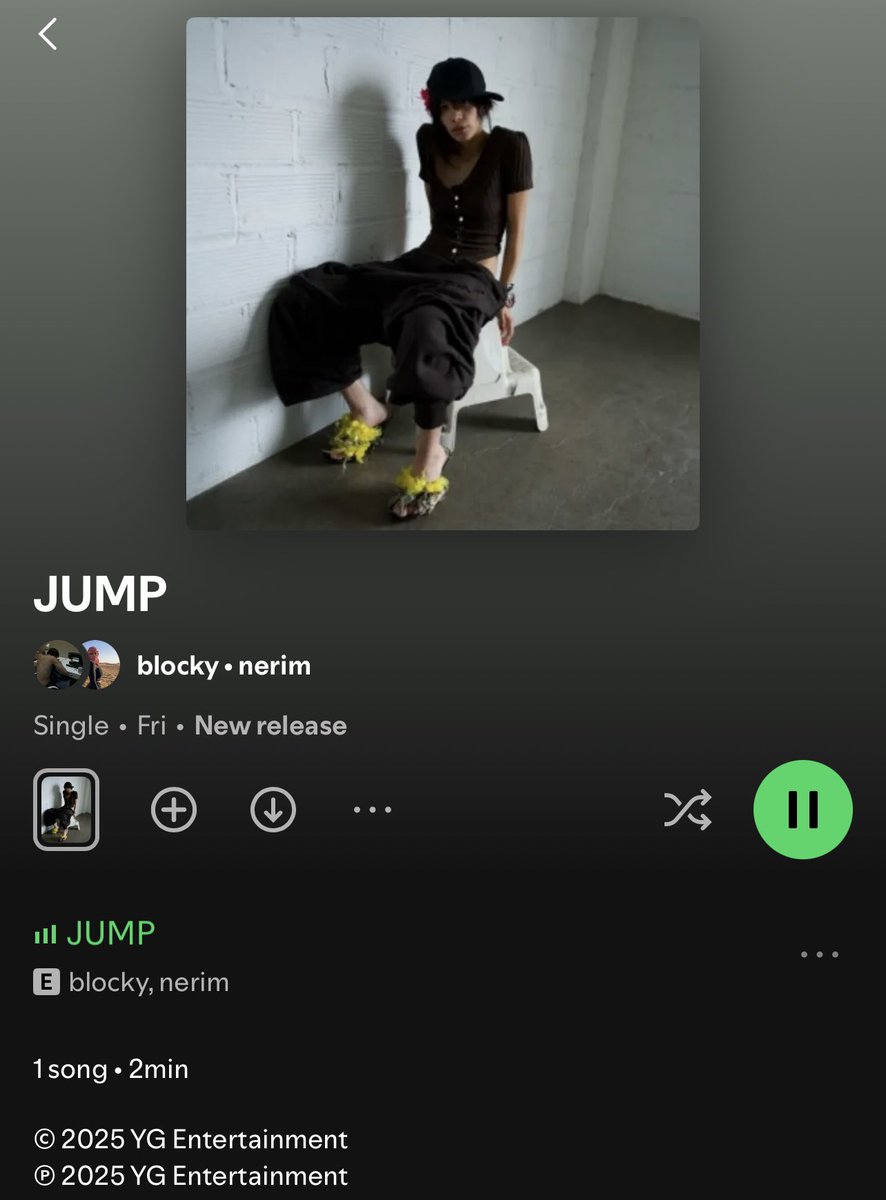 honorslisa's tweet image. JUMP BY BLACKPINK HAS BEEN CREDITED TO A WRONG ARTIST. FIX THIS ISSUE IMMEDIATELY @Spotify @SpotifyCares @spotifyartists