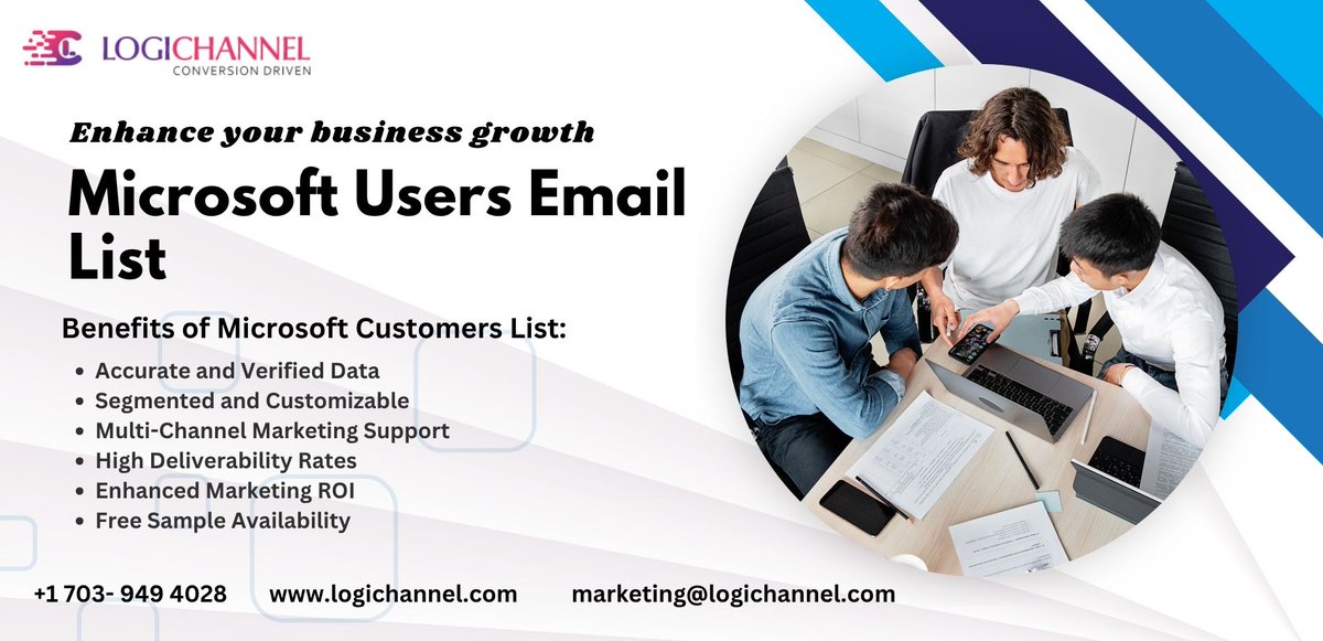 Erikjesper72723's tweet image. 100% Verified and Well-segmented Microsoft Users Email List

Connect directly with top IT heads, CIOs, and tech influencers using Microsoft tools and pitch your #SaaS, #ITServices, and #EnterpriseSolution to the right audience.

logichannel.com/microsoft-user…
