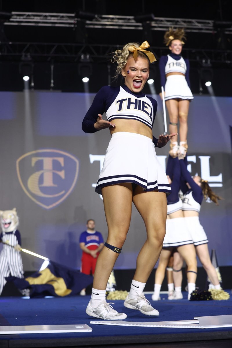 ThielAthletics's tweet photo. 📣𝘾𝙃𝙀𝙀𝙍𝙇𝙀𝘼𝘿𝙄𝙉𝙂: 𝙍𝙄𝙎𝙄𝙉𝙂 𝘼𝘽𝙊𝙑𝙀📣

In just four years, Cheer has built a legacy that’s turning heads nationwide, and they’re just getting started!

Read the full feature on one of D3’s premier cheer programs!⬇️ #TomcatPride

🔗https://t.co/BHBCvDFsZ8 https://t.co/hOstzEtBFs