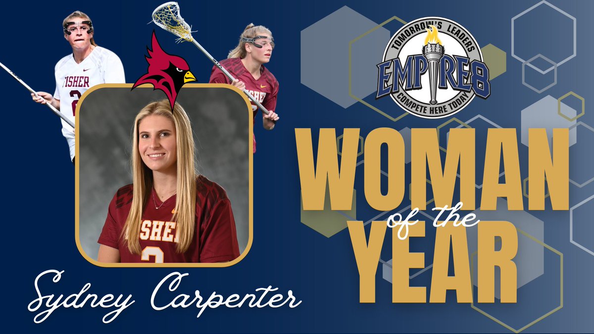 All-American Sydney Carpenter of St. John Fisher Named 2024-25 Empire 8 Woman of the Year
empire8.com/news/2025/7/15…

#E8 #E8Proud #LeadersCompeteHere #WhyD3