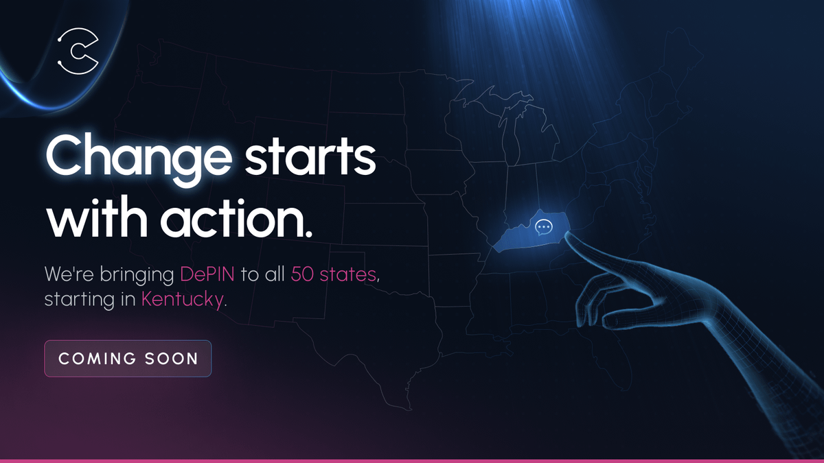 conduit_network's tweet image. Change starts with action. 🗣️
We’re launching a nationwide push to educate lawmakers in all 50 states about DePIN, beginning with a bold first step in Kentucky.
Want to help shape America’s digital future?