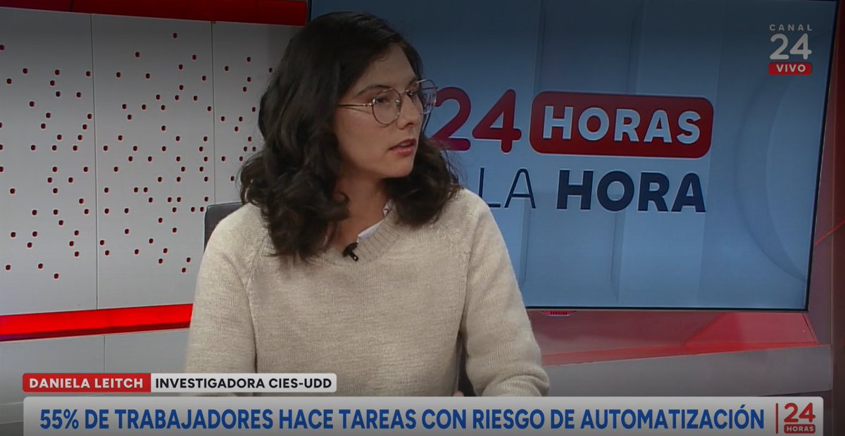 Negocios UDD (@negociosudd) on Twitter photo 🗣️ENTREVISTA | La investigadora #CIESUDD, Daniela Leitch <a href="/econwandabert/">Daniela Leitch Barra</a>, estuvo en <a href="/24HorasTVN/">24 Horas</a> hablando sobre las cifras de empleo y automatización obtenidas en el Barómetro Laboral y Previsional de junio de #CIESUDD y <a href="/AFPdeChile/">AFP de Chile</a>.
Revisa el estudio: negocios.udd.cl/cies/files/202… 🗣️ENTREVISTA | La investigadora #CIESUDD, Daniela Leitch <a href="/econwandabert/">Daniela Leitch Barra</a>, estuvo en <a href="/24HorasTVN/">24 Horas</a> hablando sobre las cifras de empleo y automatización obtenidas en el Barómetro Laboral y Previsional de junio de #CIESUDD y <a href="/AFPdeChile/">AFP de Chile</a>.
Revisa el estudio: negocios.udd.cl/cies/files/202…