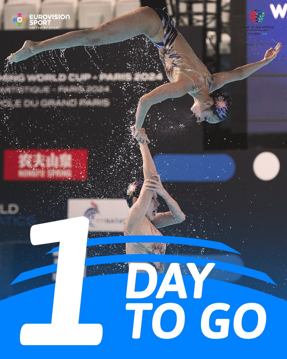 ✨ A sport where EVERY detail counts

📆 Artistic Swimming begins July 18
📍 World Aquatics Championships Arena

🎥 LIVE on Eurovision Sport