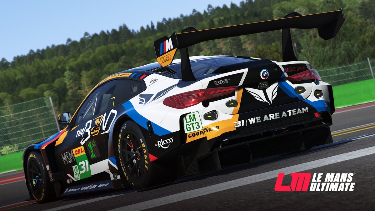 LeMansUltimate's tweet image. Surprise! We found some time to squeeze in the @BMWMotorsport M4 LMGT3 EVO to our V1.0 update!
Included to everyone who already owns the BMW LMGT3 DLC - this 2025 update brings new bodywork and isn't she a beauty😍
P.s. 🇧🇷 included!
#lemansultimate #WEC #LeMans24