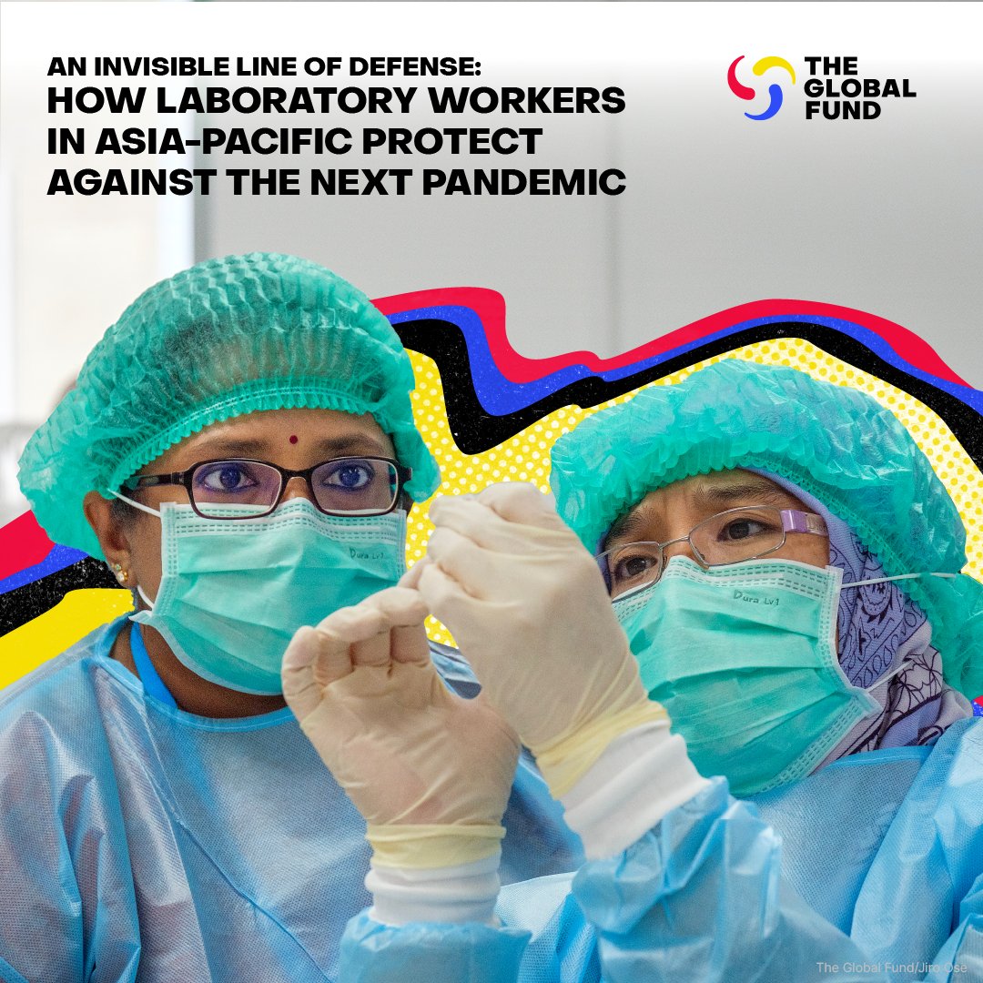 GlobalFund's tweet image. Lab workers across Asia-Pacific are detecting deadly pathogens and protecting millions. The @GlobalFund is strengthening labs across the region so countries can detect threats early, respond faster and stop the next pandemic before it begins.
stories.theglobalfund.org/an-invisible-l…