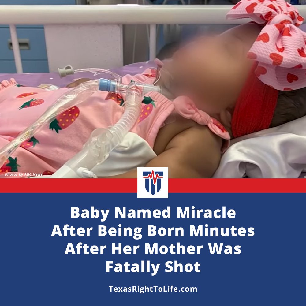 TXRightToLife's tweet image. Minutes after her mother was tragically killed, Baby Miracle was born.
Weighing just 4 pounds and fighting for her life, Miracle survived against all odds. Now 8 months old, she faces serious health challenges—but her grandmother, Tylicia, calls her a living testimony of God's…