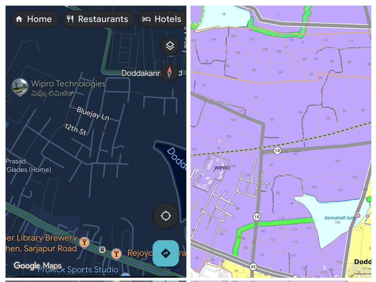 kdevforum's tweet image. CDP2015 has roads connecting multiple routes to Ecoworld on either side of @Wipro from #SarjapurRoad. Reality?
@osd_cmkarnataka pls help find why this didnt happen.
@DKShivakumar, @BBMPCOMM pls review &amp;amp; prioritise such options &amp;amp; ask Ecospace,Intel,Ecoworld to connect their roads!