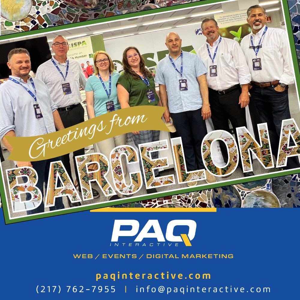 🌍✈️ Just returned from an inspiring trip to Barcelona, where we had the pleasure of exhibiting for ISPA at the European Conference on Precision Agriculture!

#ECPA2025 #PrecisionAgriculture #BarcelonaBusinessTrip #ConferenceLife #ExecutiveSecretary <a href="/IntSoPA/">ISPA</a>