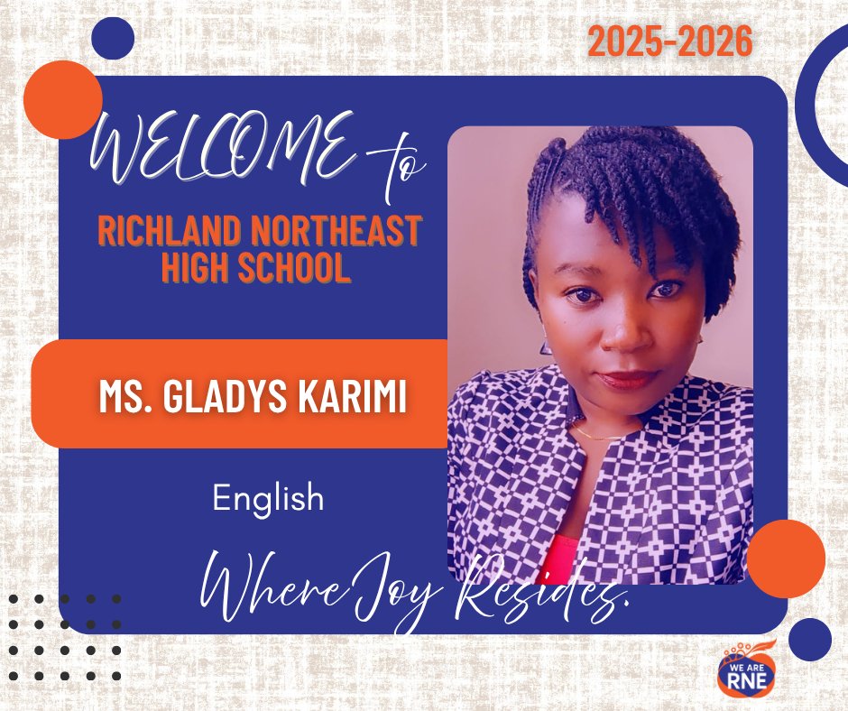 RNECavaliers's tweet image. Welcome to @rnecavaliers CAV Nation, Ms. Karimi!!! @drmarlonthomas @Sabrina_suber @richlandtwo