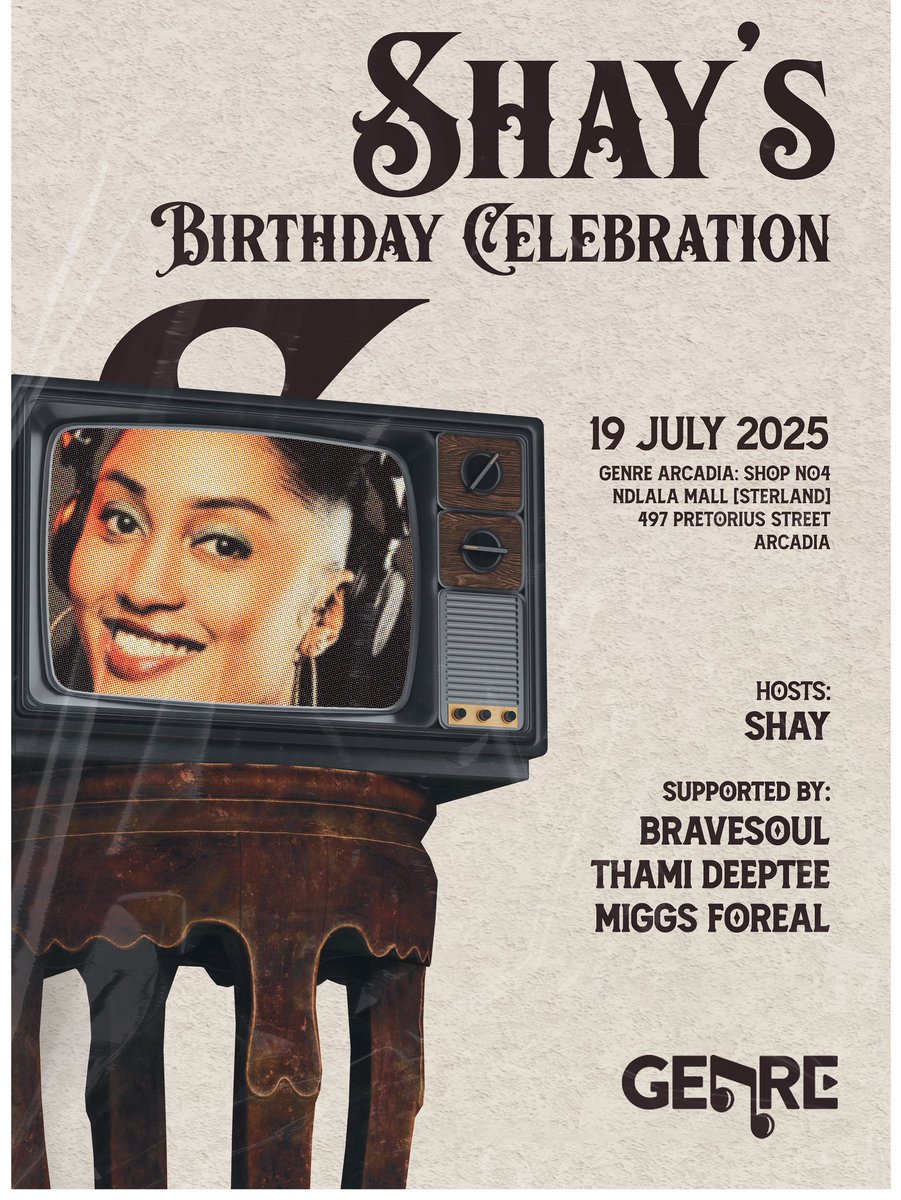 OttoB_'s tweet image. Shay’s Birthday Celebration |📍GENRE ARCADIA| Saturday 19 July 2025 | Do JOIN |