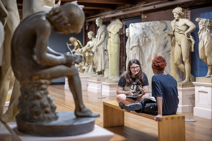 Our Summer Honors Symposium provides incoming ninth and tenth graders with opportunities to work directly with our faculty to prepare for the year ahead. Students who complete the symposium will earn a half credit toward their graduation requirement.