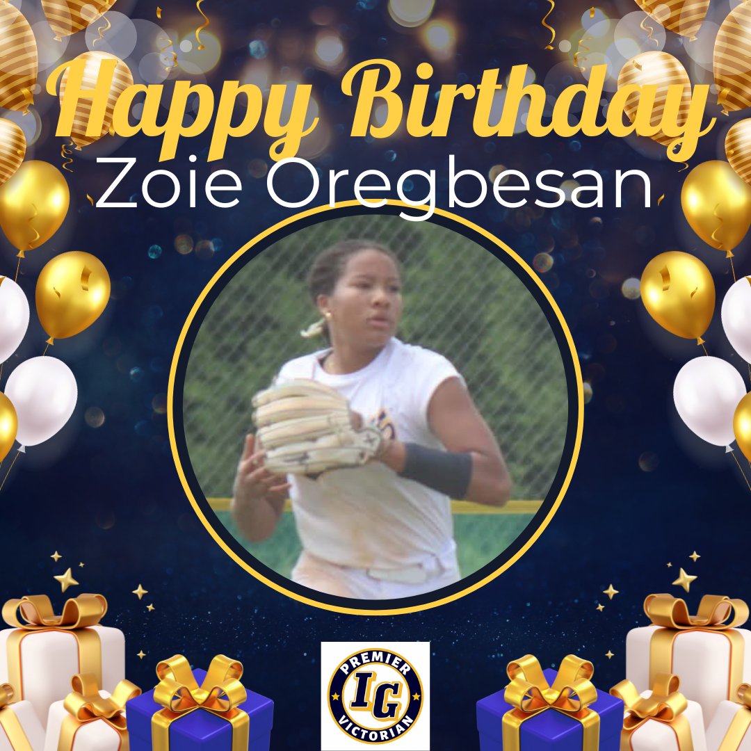 IG_Victorian's tweet image. Happy birthday to you, @ZOregbesan2026! So glad we get to spend it with you today on the field! 🥎💪🏾🎂🎉