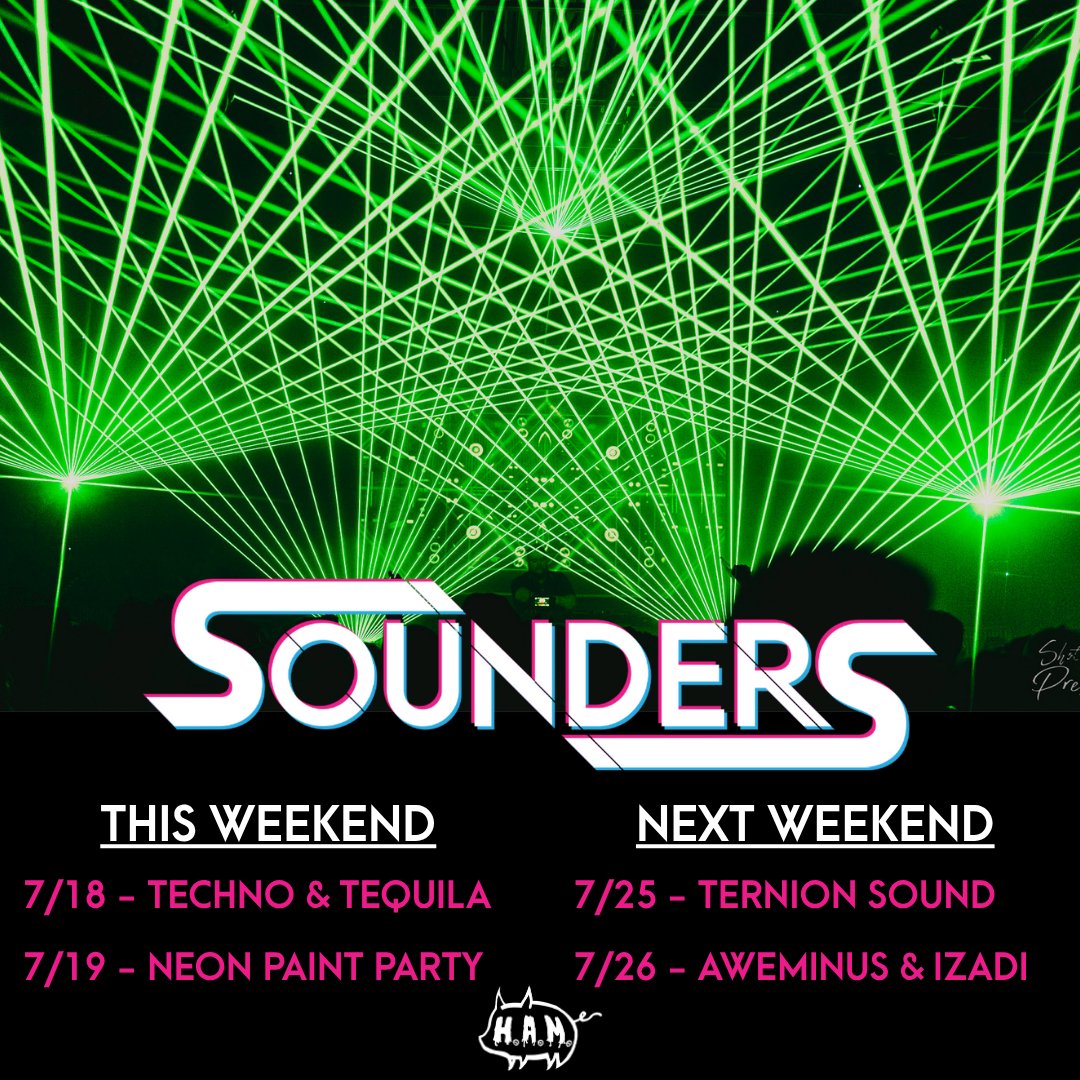 Up next this month 🎶

Come see why everyone is saying Sounders is their new favorite EDM club in Dallas 👀

SoundersDallas.com 🎫