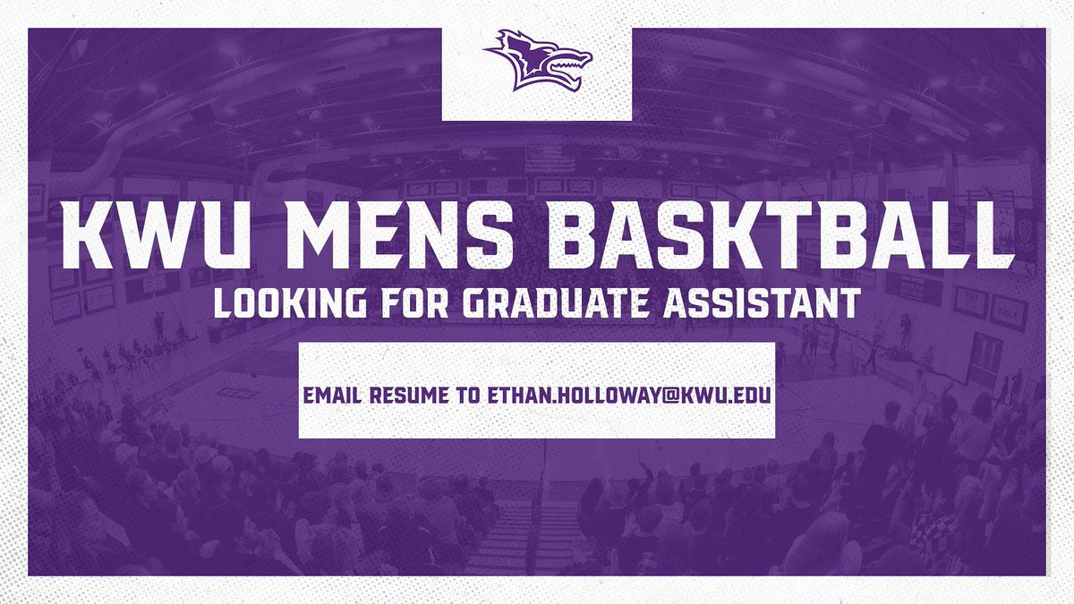 Graduate Assistant wanted for 2025-26 season‼️ 

A lot of on court coaching experience and administrative experience involved!