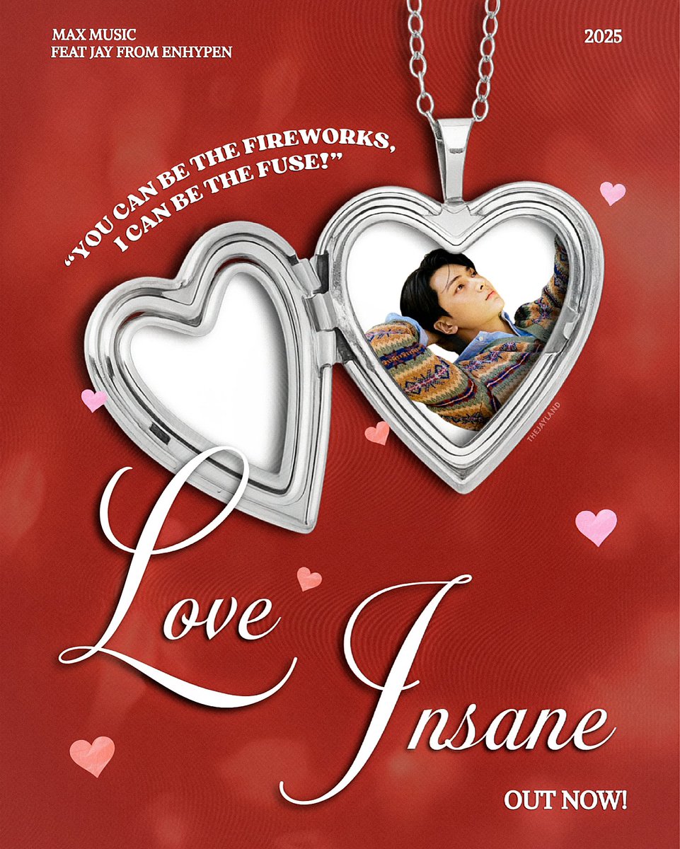 TheJayLand's tweet image. Dive headfirst into &quot;Love Insane&quot; by Max Music ft. Jay! ❤️‍🔥

A sonic storm of talent, a collaboration so intense it&apos;ll sweep you off your feet. Let the rhythm take control, and get lost in the madness. Are you ready to stream, ENGENEs? 🤩

🖇️ youtu.be/LXyDbMdkYyg?si…

JAY LOVE…
