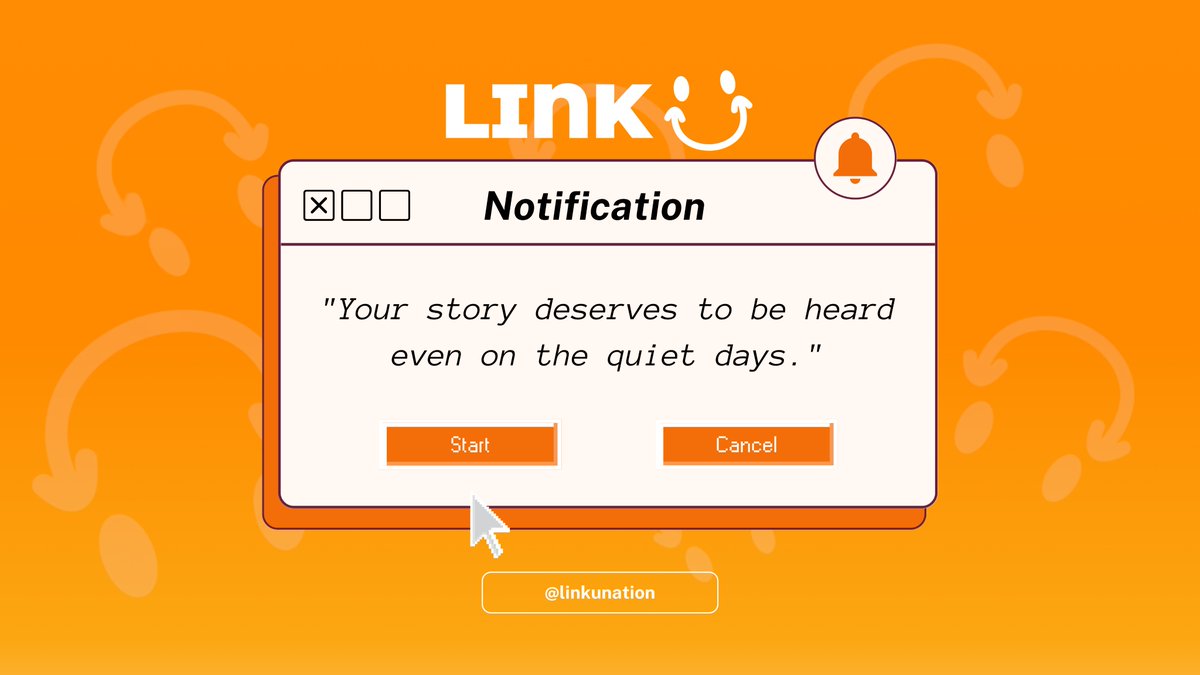 LinkUNation's tweet image. Your story deserves to be heard—even on the quiet days. ✨
When the spotlight fades and the feed slows down, LinkU keeps the connection alive. 💡
🎧 Whisper or roar, your supporters are listening.
🎭 Go 1:1. Get real. Get raw.
🔗 Start the deeper conversation…